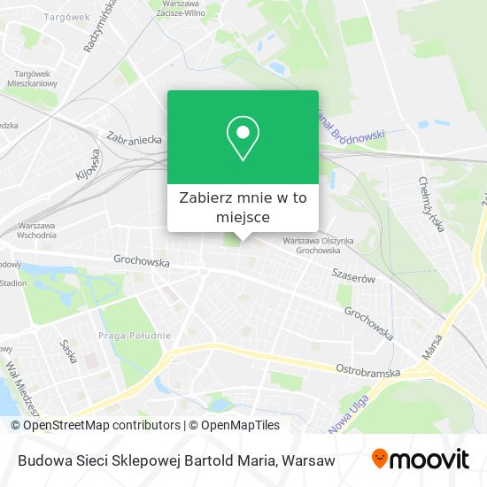 Mapa Budowa Sieci Sklepowej Bartold Maria