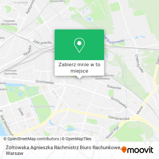 Mapa Żółtowska Agnieszka Rachmistrz Biuro Rachunkowe