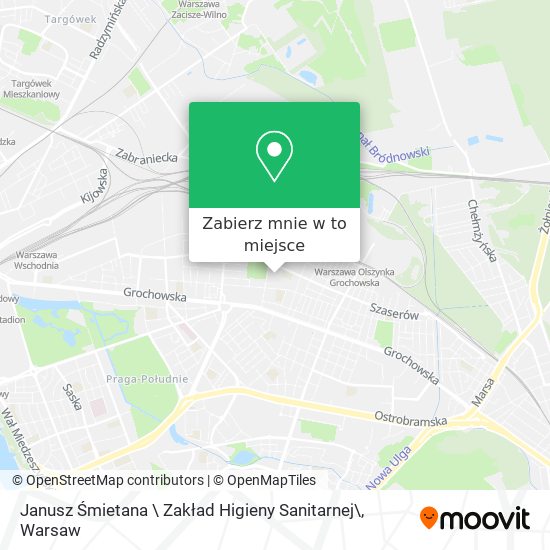 Mapa Janusz Śmietana \ Zakład Higieny Sanitarnej\