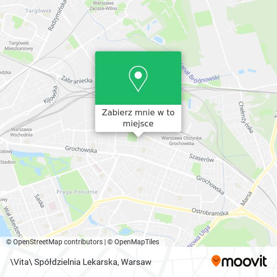 Mapa \Vita\ Spółdzielnia Lekarska