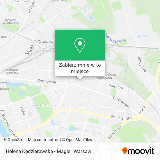 Mapa Helena Kędzierawska - Magiel