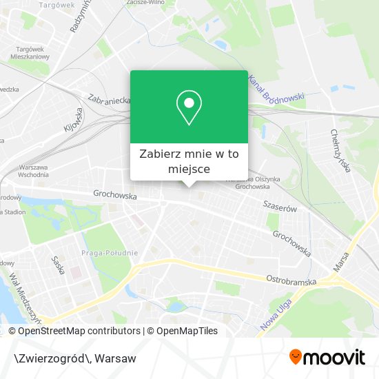 Mapa \Zwierzogród\