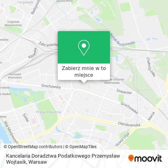 Mapa Kancelaria Doradztwa Podatkowego Przemysław Wojtasik