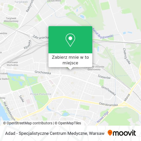 Mapa Adad - Specjalistyczne Centrum Medyczne