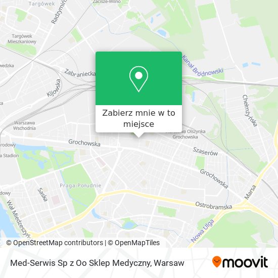 Mapa Med-Serwis Sp z Oo Sklep Medyczny