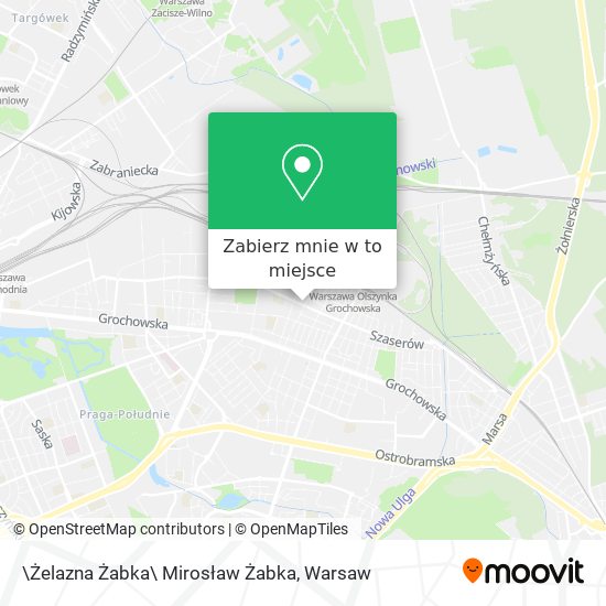 Mapa \Żelazna Żabka\ Mirosław Żabka