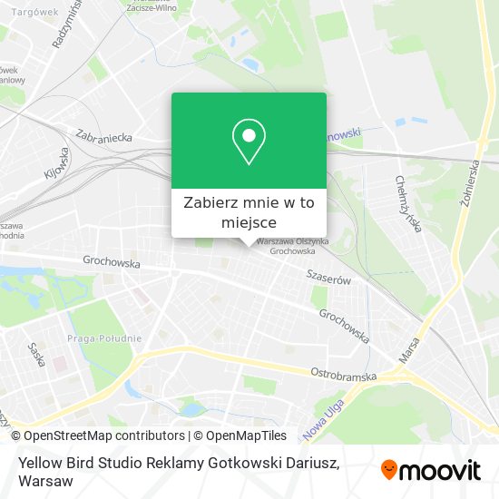 Mapa Yellow Bird Studio Reklamy Gotkowski Dariusz