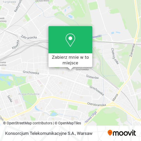 Mapa Konsorcjum Telekomunikacyjne S.A.