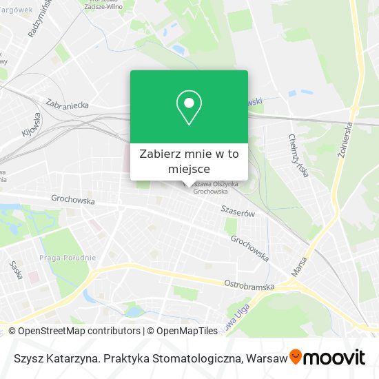 Mapa Szysz Katarzyna. Praktyka Stomatologiczna