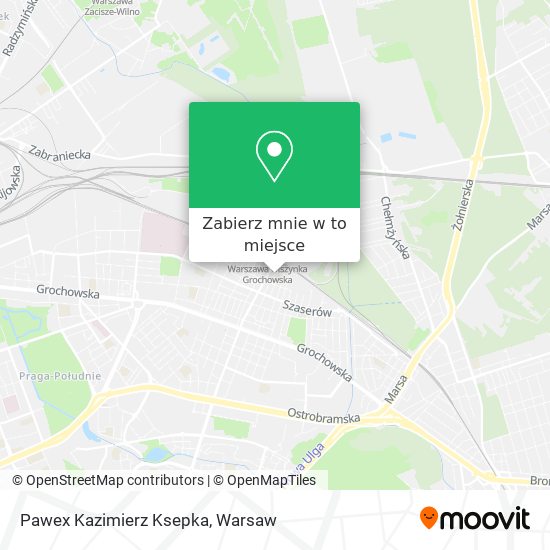 Mapa Pawex Kazimierz Ksepka