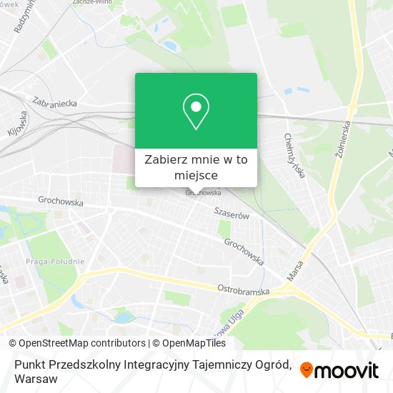 Mapa Punkt Przedszkolny Integracyjny Tajemniczy Ogród