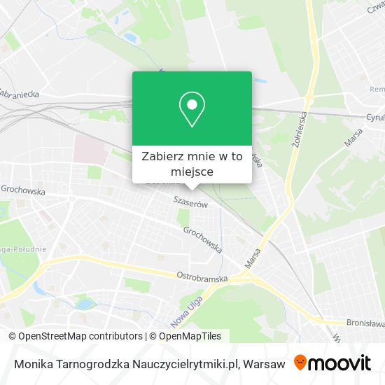 Mapa Monika Tarnogrodzka Nauczycielrytmiki.pl