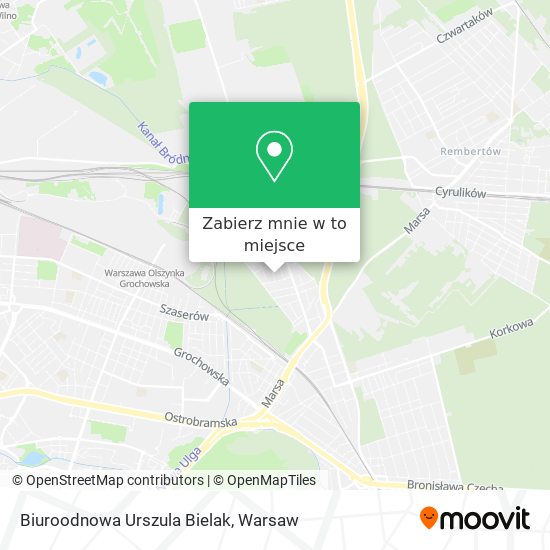 Mapa Biuroodnowa Urszula Bielak