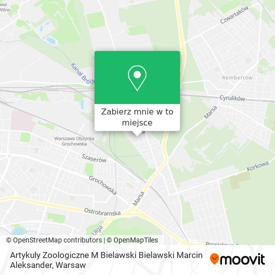 Mapa Artykuly Zoologiczne M Bielawski Bielawski Marcin Aleksander