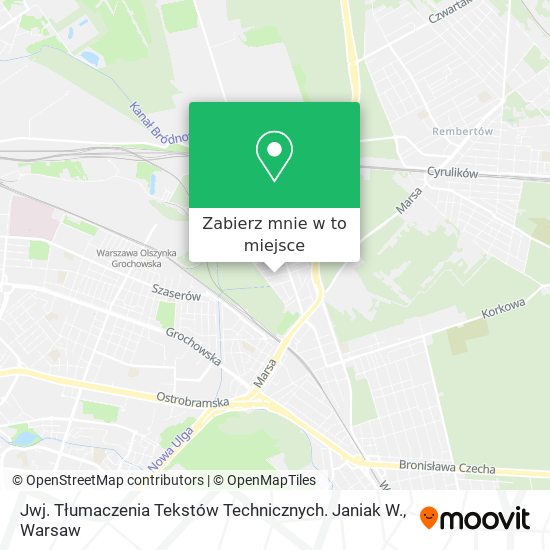 Mapa Jwj. Tłumaczenia Tekstów Technicznych. Janiak W.