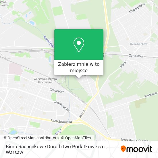 Mapa Biuro Rachunkowe Doradztwo Podatkowe s.c.