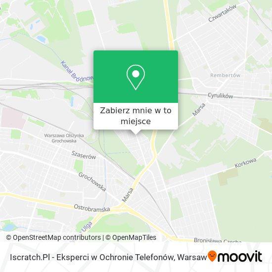 Mapa Iscratch.Pl - Eksperci w Ochronie Telefonów