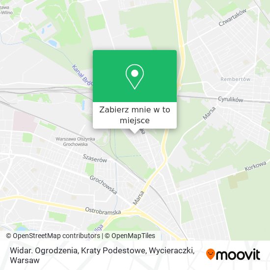 Mapa Widar. Ogrodzenia, Kraty Podestowe, Wycieraczki