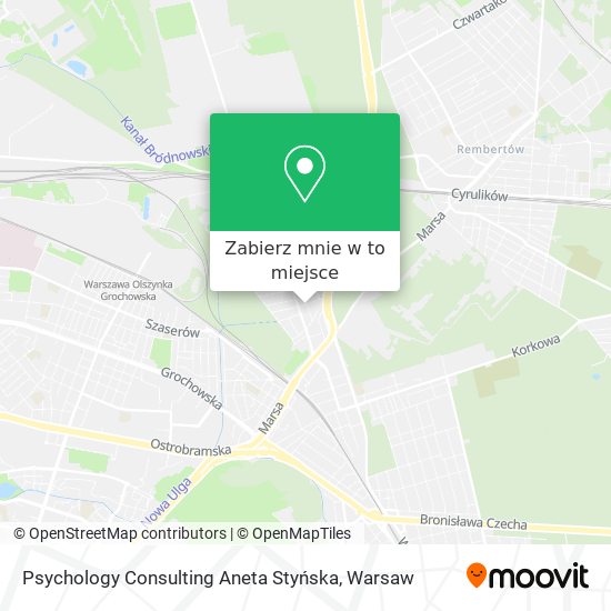 Mapa Psychology Consulting Aneta Styńska