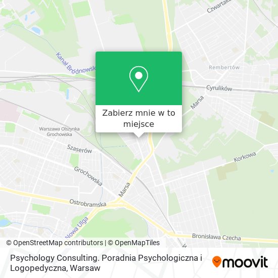 Mapa Psychology Consulting. Poradnia Psychologiczna i Logopedyczna