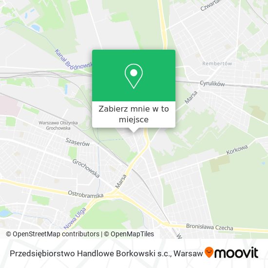 Mapa Przedsiębiorstwo Handlowe Borkowski s.c.