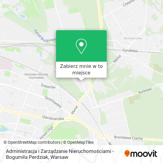 Mapa Administracja i Zarządzanie Nieruchomościami - Bogumiła Perdziak