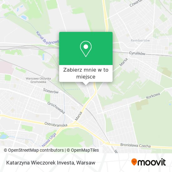 Mapa Katarzyna Wieczorek Investa