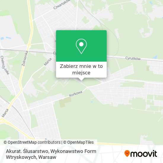 Mapa Akurat. Ślusarstwo, Wykonawstwo Form Wtryskowych