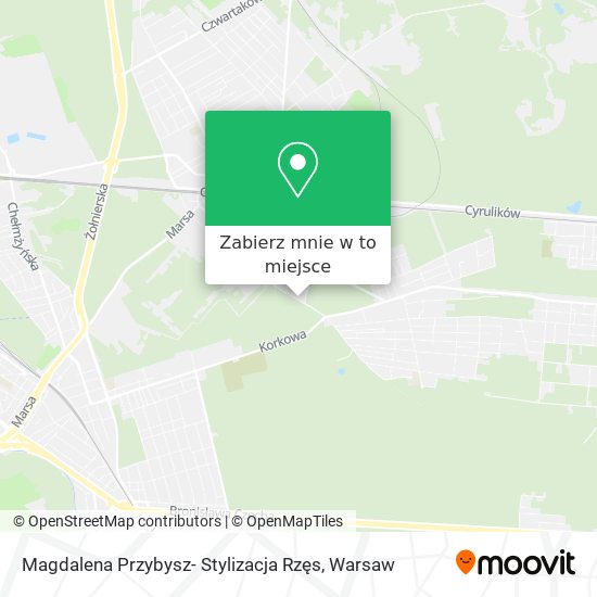 Mapa Magdalena Przybysz- Stylizacja Rzęs