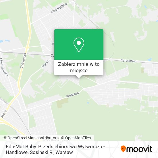 Mapa Edu-Mat Baby. Przedsiębiorstwo Wytwórczo - Handlowe. Sosiński R.