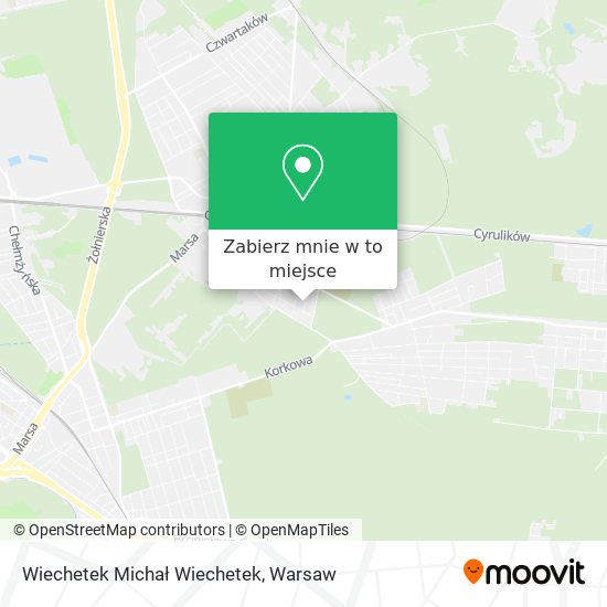 Mapa Wiechetek Michał Wiechetek