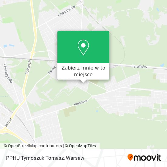 Mapa PPHU Tymoszuk Tomasz