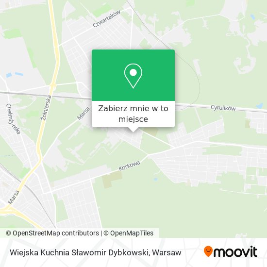 Mapa Wiejska Kuchnia Sławomir Dybkowski