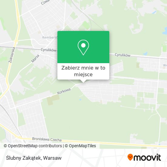 Mapa Ślubny Zakątek