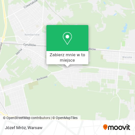 Mapa Józef Mróz