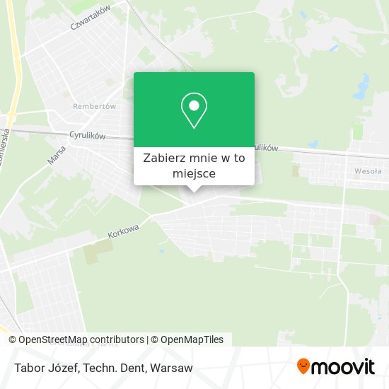 Mapa Tabor Józef, Techn. Dent