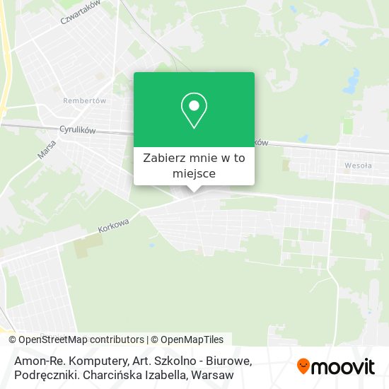 Mapa Amon-Re. Komputery, Art. Szkolno - Biurowe, Podręczniki. Charcińska Izabella