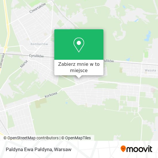 Mapa Paldyna Ewa Pałdyna