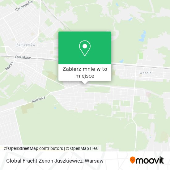 Mapa Global Fracht Zenon Juszkiewicz