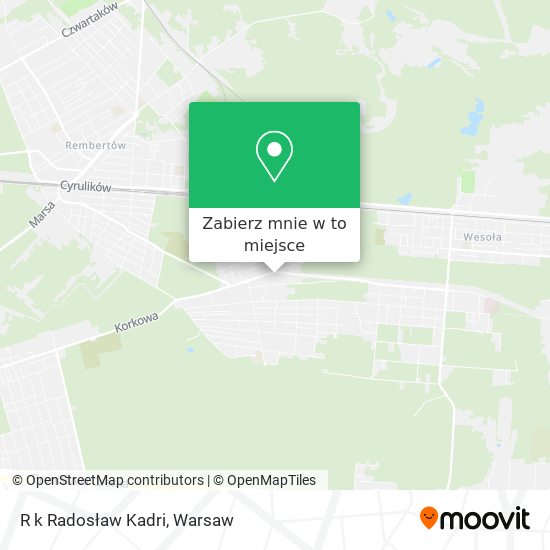 Mapa R k Radosław Kadri