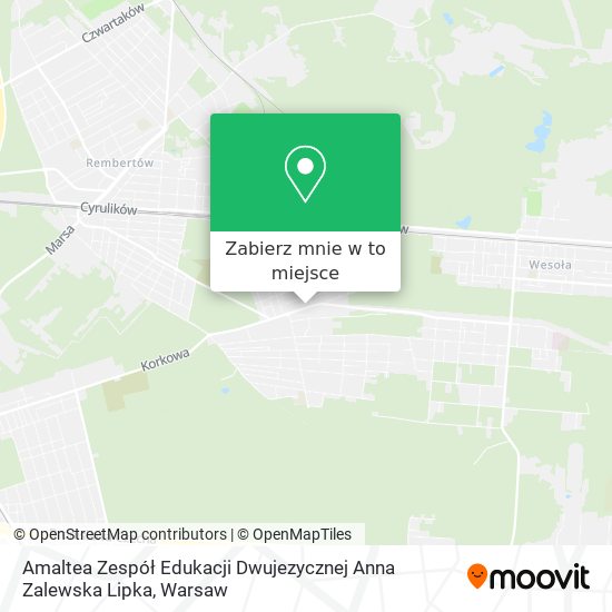 Mapa Amaltea Zespół Edukacji Dwujezycznej Anna Zalewska Lipka