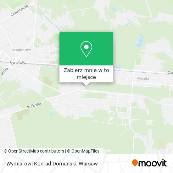 Mapa Wymiarowi Konrad Domański