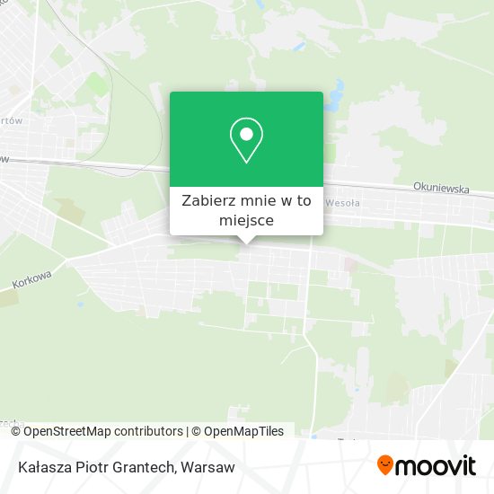 Mapa Kałasza Piotr Grantech