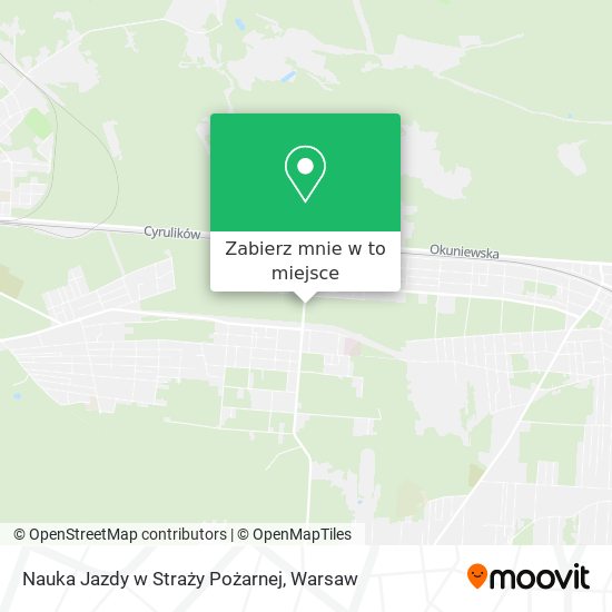 Mapa Nauka Jazdy w Straży Pożarnej