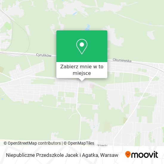 Mapa Niepubliczne Przedszkole Jacek i Agatka