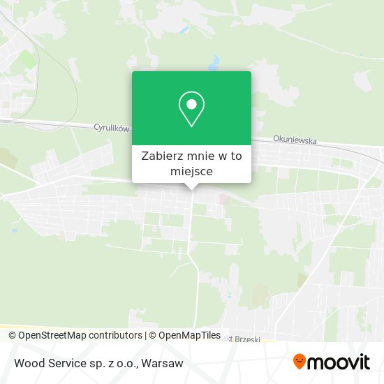 Mapa Wood Service sp. z o.o.