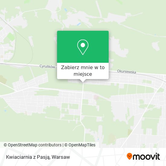 Mapa Kwiaciarnia z Pasją