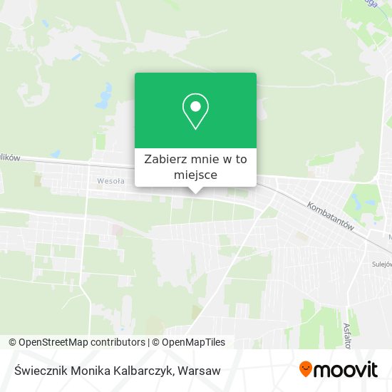 Mapa Świecznik Monika Kalbarczyk