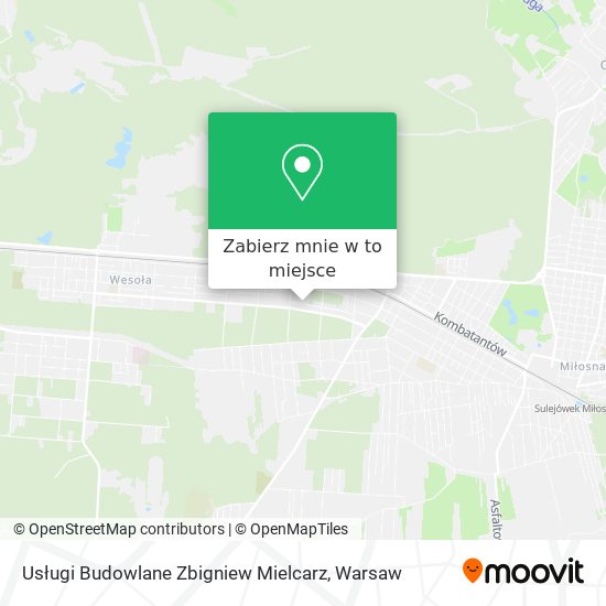 Mapa Usługi Budowlane Zbigniew Mielcarz