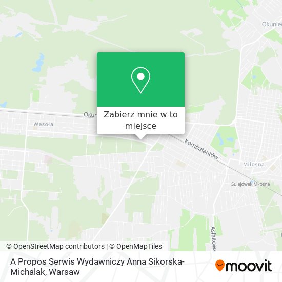 Mapa A Propos Serwis Wydawniczy Anna Sikorska-Michalak